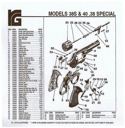 Smith And Wesson 38 Special Parts Diagram