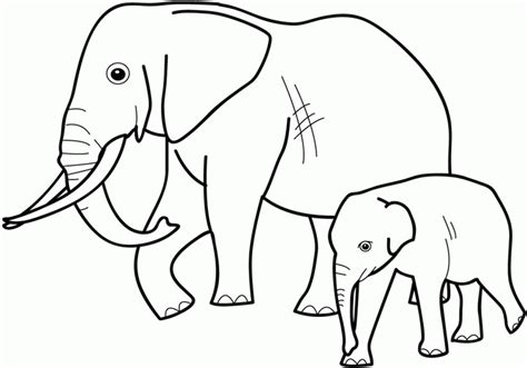 Mewarnai binatang gajah untuk anak tk. Mewarnai Gajah - MARIOATHA BLOG
