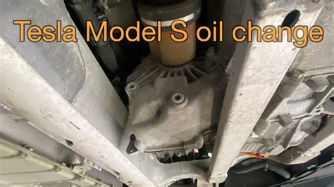 Tesla Model S Small Drive Unit Oil Change Front And Rear Diy How To