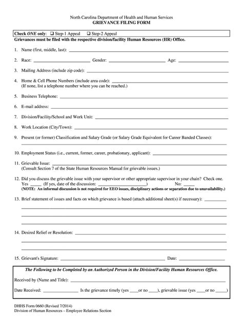 Grievance Form Template Fill Online Printable Fillable Blank
