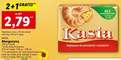 Promocja Kasia Margaryna 250g W Lidl