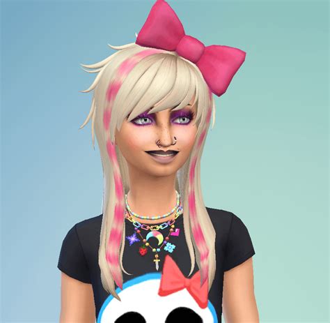 Made A Teen Sim Who Is A Cooler Scene Kid Than I Ever Was Cc Used I