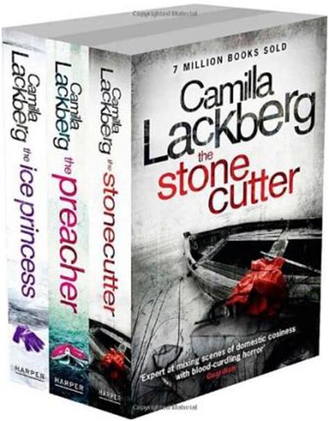 Camilla läckberg writes crime novels with a filmic quality; Camilla Lackberg 3-Book Set: The Ice Princess, The Preacher and The Stonecutter : Lackberg ...