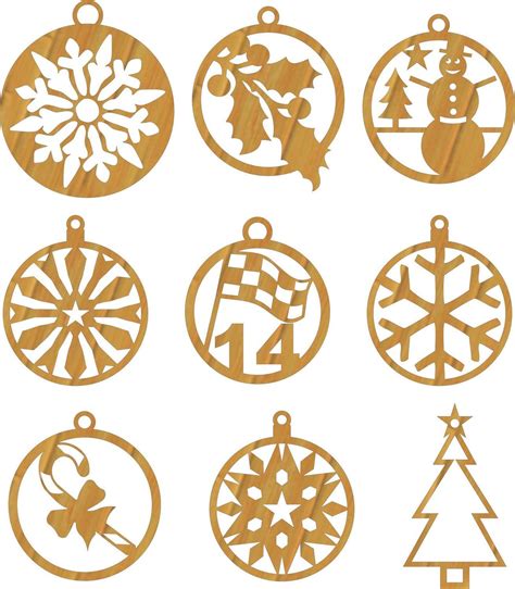 Laser Cut Ornament Template