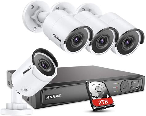 Annke 8ch Ultrahd 4k Home Security Camera System W 4 X 8mp Poe Ip
