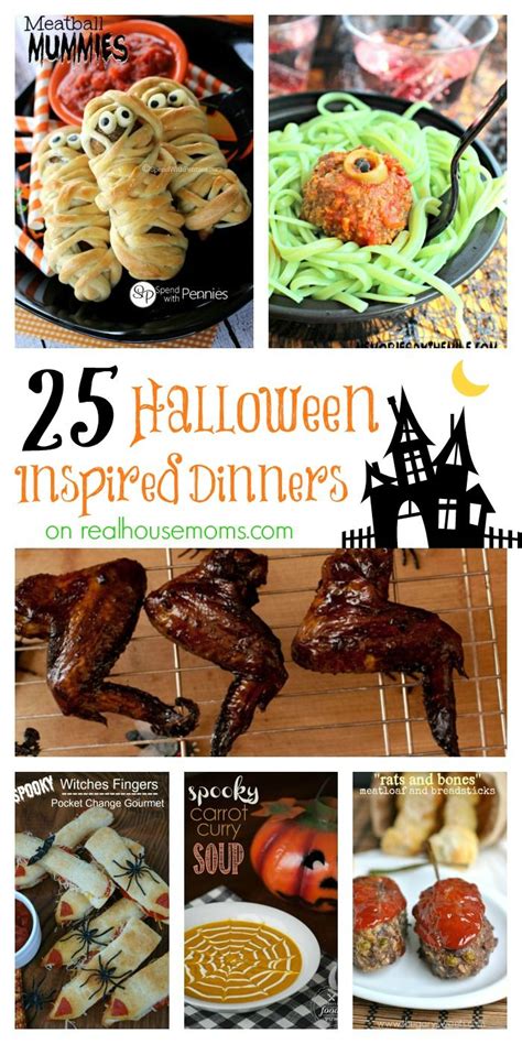 See more ideas about halloween dinner, halloween food for party, halloween treats. 25 Halloween Inspired Dinners | Read more, Halloween foods ...