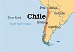 Santiago do Chile mapa de Santiago do Chile (mapa de América do Sul ...