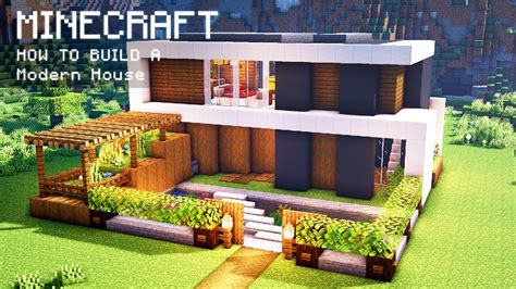 Minecraft How To Build A Modern House Youtube