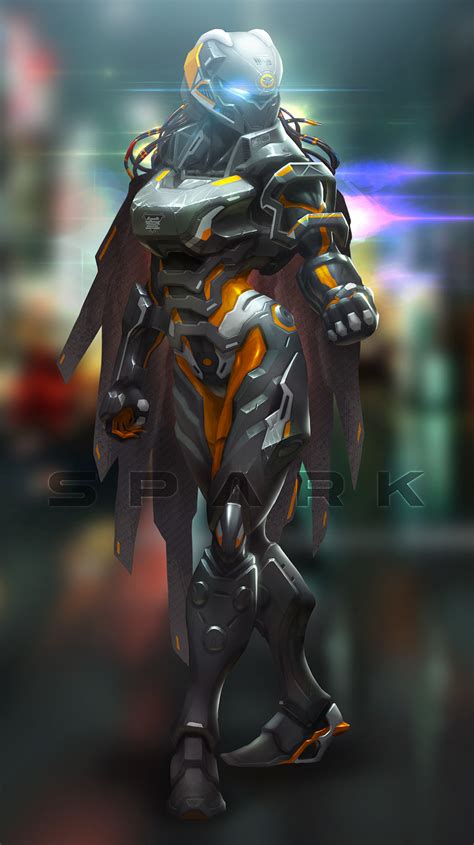 Female Robot Female Armor Futuristic Armour
