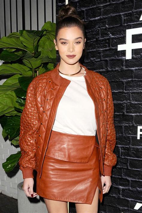 Hailee Steinfeld Attends Prive Revaux Launch Event Celebrity Jackets
