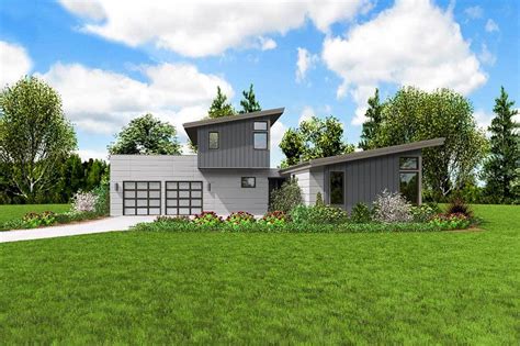 Sleek Modern House Plan 69635am Architectural Designs House Plans