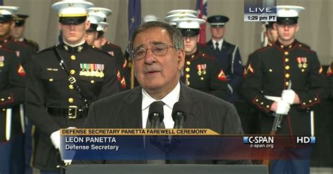 Farewell Ceremony For Secretary Leon Panetta C