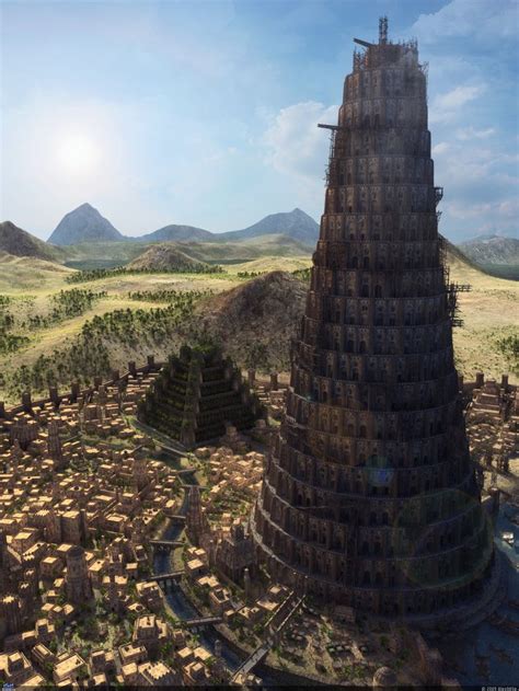 Вавилон Tower Of Babel Tower Fantasy Places