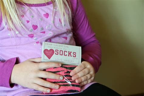 Valentine Printable You Knock My Socks Off Instant Etsy