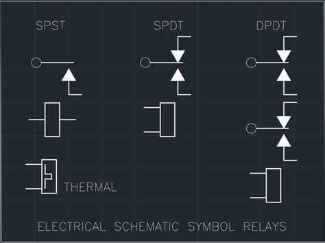 Electrical Relay Schematic Symbols