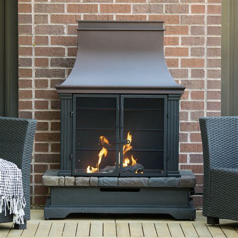 Have To Have It Red Ember Fairfield Propane Fireplace 49998