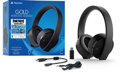 Playstation 4 Fortnite Neo Versa Bundle Gold Wireless Gaming Headset