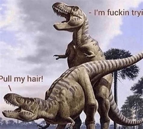 T Rex Problems Meme Guy