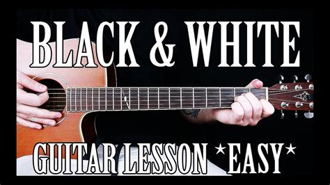 Music addressing the ways in which cops treat black men and women in america. How to Play "Black & White" by Juice WRLD on Guitar *EASY ...