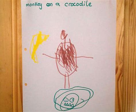 I could in fact, i can spell, do math and run faster than your kids. Funny Kids Drawings - Barnorama