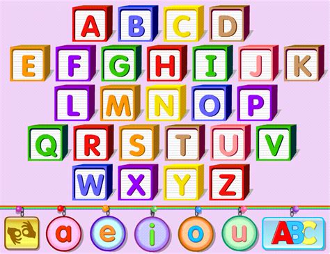 Alphabet Activities Games