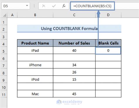 How To Count Empty Cells In Excel 4 Suitable Ways Exceldemy