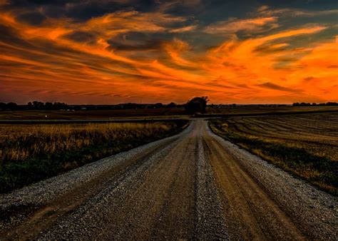 Country Road Sunset Road Photography Country Roads Sky Aesthetic
