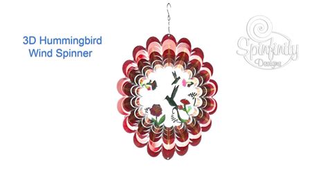 3d Hummingbird Wind Spinner Wind Spinners Wind Spinners