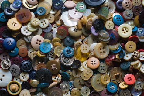 Pile Of Different Multicolored Clothing Buttons · Free Stock Photo