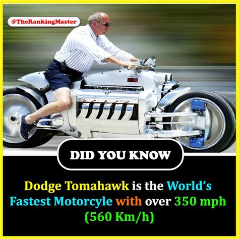 Dodge Tomahawk 350 Mph 560 Kmh