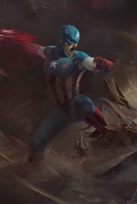 Captain America By Oscarromer On Deviantart