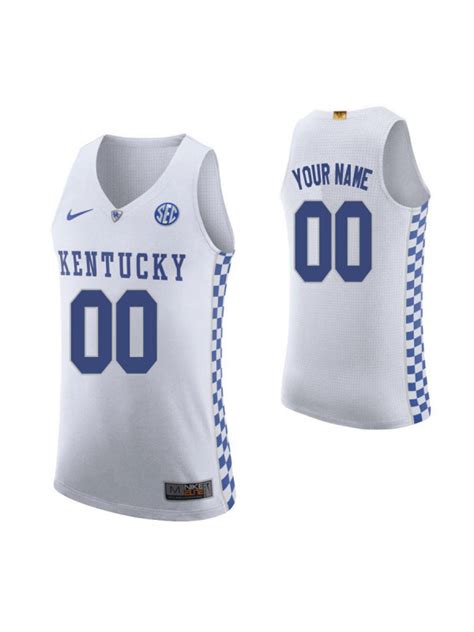 Womens Kentucky Wildcats Customized Nike White College Basketball Jersey
