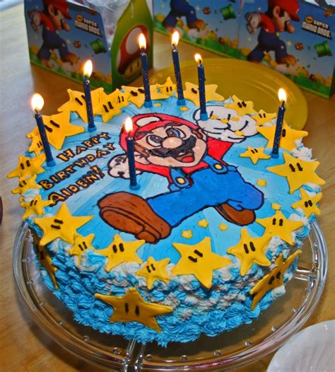 Mario has been one of the most the bottom of the super mario cake is a triple layer chocolate cake with chocolate buttercream, middle is. Frozen Buttercream Transfer - First Attempt! Mario Cake for Aiden's 7th Bday. | CakeTips.ca