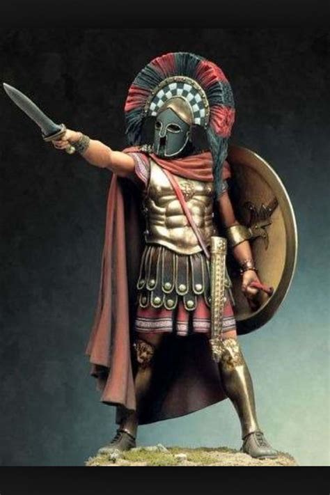 Spartan Hoplite Leader Greek Warrior Spartan Warrior Ancient Warriors