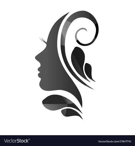 Beautiful Female Face Silhouette In Profile Download A Free Preview Or
