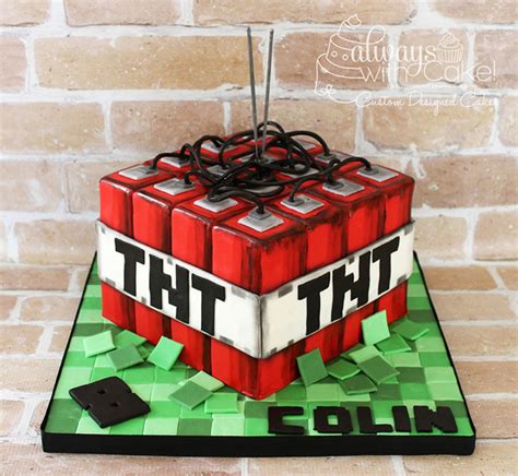 Minecraft Tnt Cake