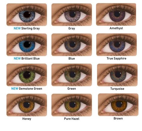 Colored Contacts For Brown Eyes Contact Lenses Colored Prescription