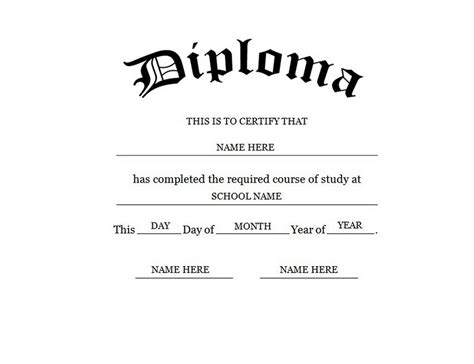 Begin application process with students once they have. Diploma Free Templates Clip Art & Wording | Geographics