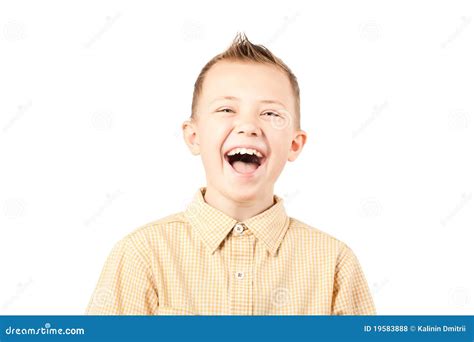 Laughing Boy Stock Photo Image Of Caucasian Portrait 19583888