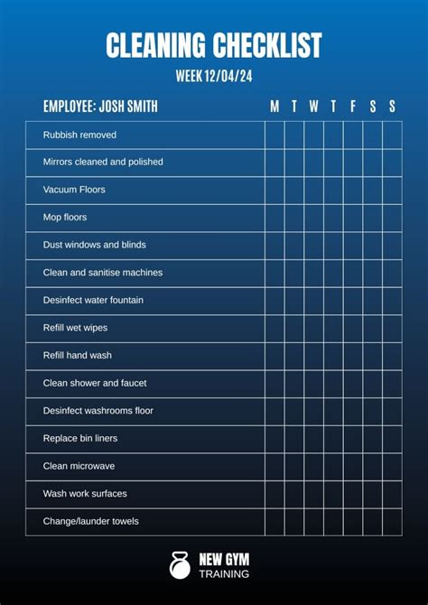 Edit This Duotone Gym Equipment Maintenance Checklist Template In Minutes
