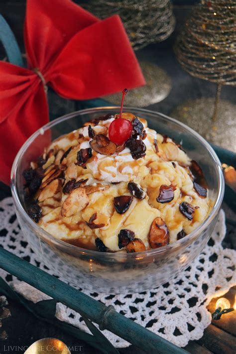 Christmas baking & dessert recipes. Vanilla Pudding with Rum Sauce - Living The Gourmet
