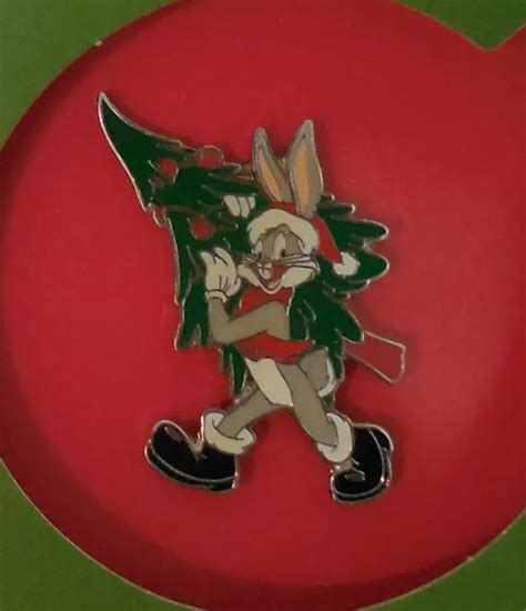 Vintage Warner Bros Looney Tunes Bugs Bunny Holiday Pin Card