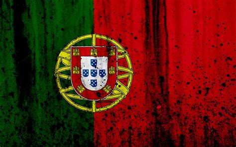 Jeden tag werden tausende neue. Download wallpapers Portuguese flag, 4k, grunge, flag of ...