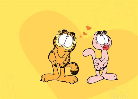 Garfield And His Girlfriend Arlene Garfield Cartoon Garfield Pictures Favorite Cartoon