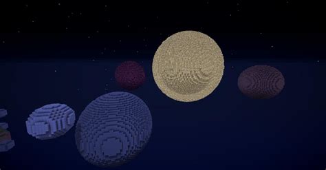 Solar Planets Survival Minecraft Map
