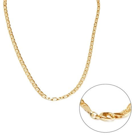 Sgs Market 18k Gold Plated Gold Gucci Link Chain Necklace Walmart