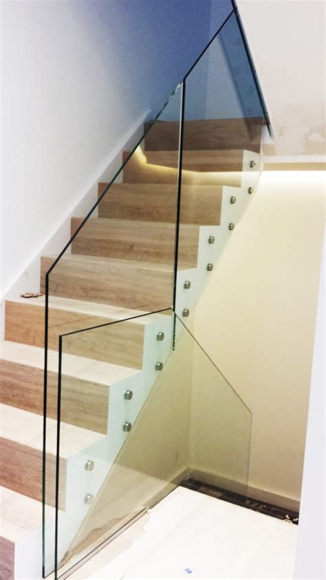 balustrade on stairs clear toughened glass glass outlet
