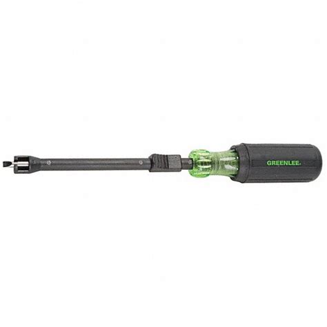 Greenlee Screw Holding Slotted Screwdriver 316 In Tip Size 8 12 In