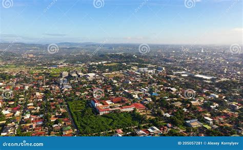 Aerial View Of The Davao City Stock Image Image Of Scenic Modern