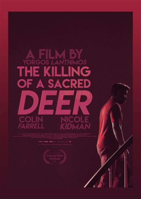 The Killing Of A Sacred Deer 2017 Go To Movies Movies And Tv Shows Deer Poster Poster Ideas
